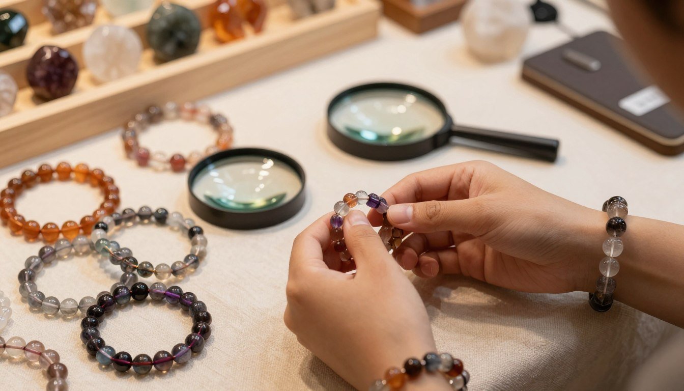 how to know if a crystal bracelet is real
