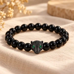 Protection & Inner Strength Black Onyx Bracelet